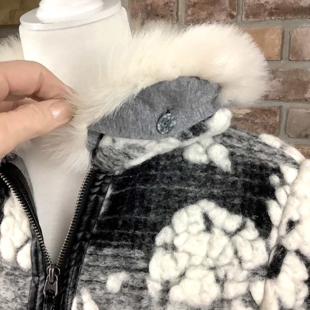 ANTHROPOLOGY HEI HEI Cloudscape Wool Coat - Picture 8 of 15